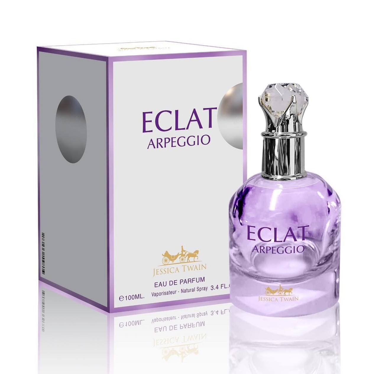 عطر اکلت شرکت جسیکاتواین فرانسوی زنانه حجم ۱۰۰میل رایحه خنک گلی ملایم