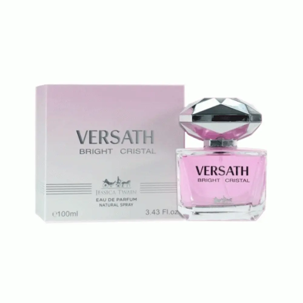 عطر ورساچه برایت کریستال شرکت جسیکاتواین حجم ۱۰۰میل زنانه رایحه گلی و خنک