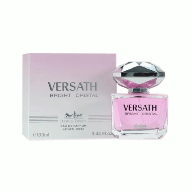 عطر ورساچه برایت کریستال شرکت جسیکاتواین حجم ۱۰۰میل زنانه رایحه گلی و خنک